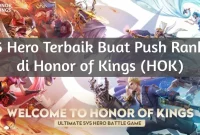 hero terbaik di honor of kings untuk push rank