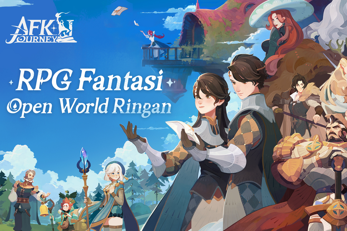 AFK menjadi salah satu rekomendasi game Anime PC terbaik yang tersedia di platform tahu 2025.