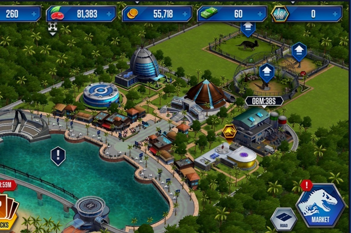 Arena Jurassic World The Game