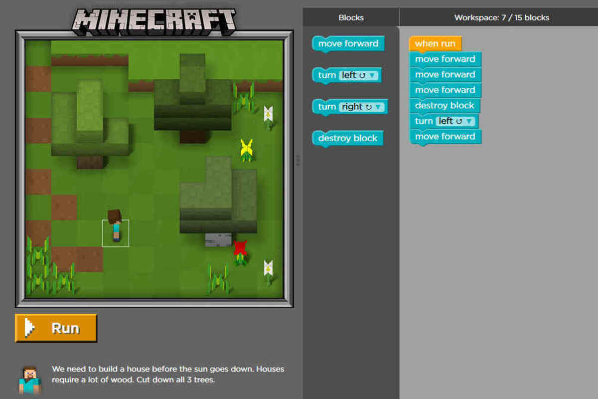 Manfaat Game Minecraft - Anak-anak dapat belajar coding di Minecraft