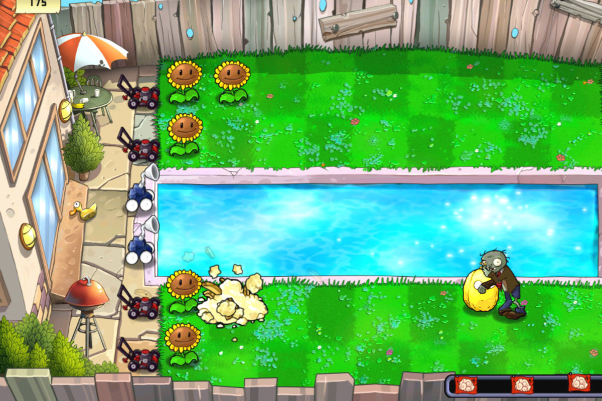 Menang Plants vs Zombies