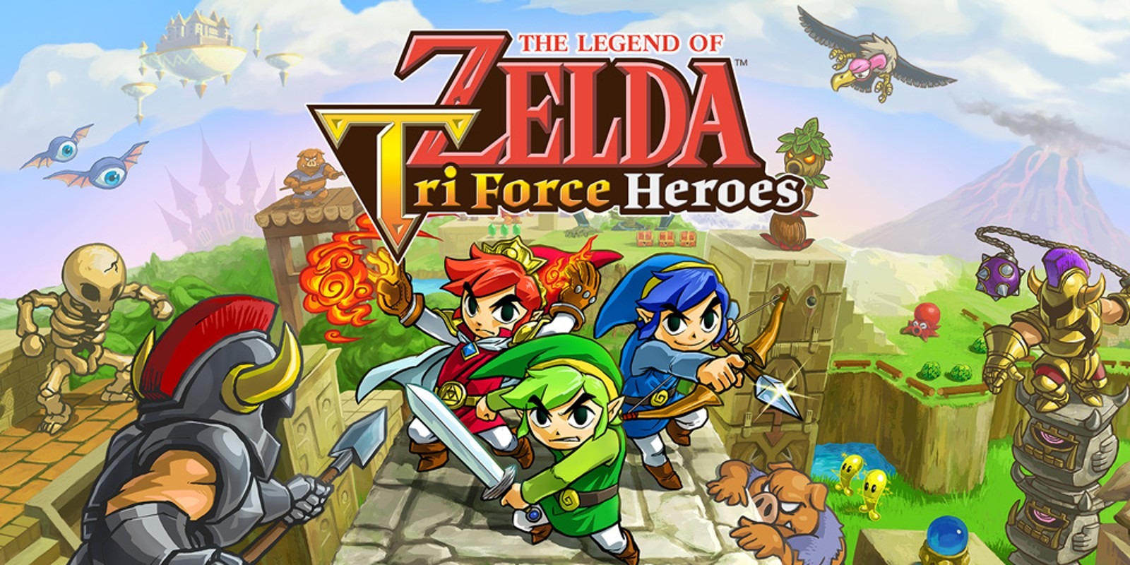 The Legend of Zelda Tri Force Heroes (nintendo UK)