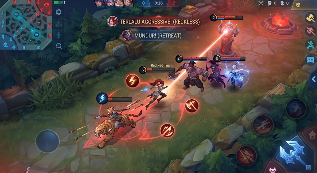 Terlalu Agresif Mengejar Kill Tanpa Perhitungan pada mobile legend