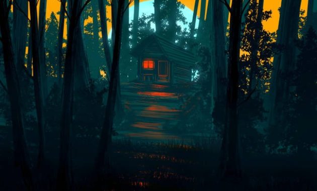 Ilustrasi Game Horor Hutan / iStock