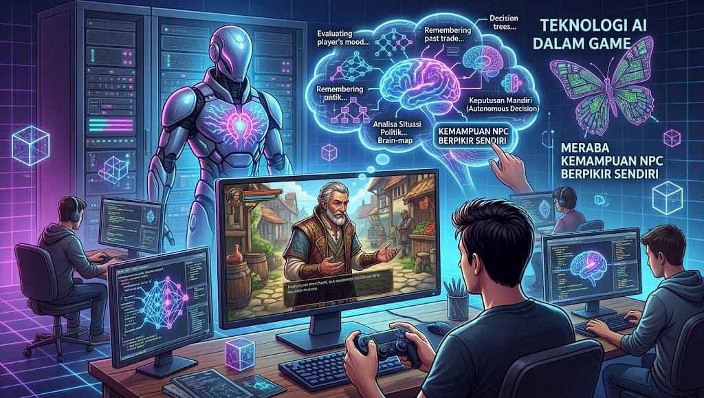 Teknologi AI Dalam Game: Meraba Kemampuan NPC Berpikir Sendiri / AI Generate